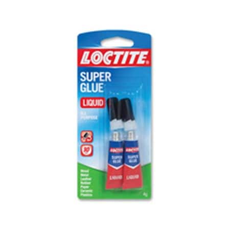 Loctite LOC1363131 Liquid Super Glue; Twin Tubes; 14 Oz.; 2-PK; Clear